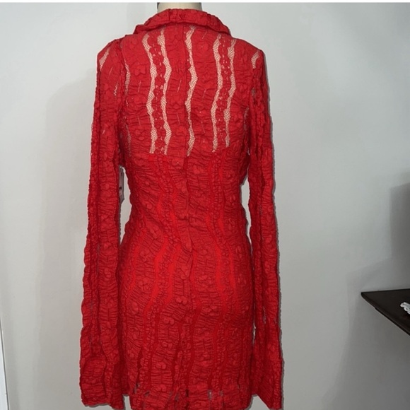New Free People Shayla Lace Mini Dress - mordernwear.com